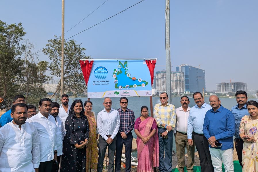 GEF India Takes Initiative To Restore, Preserve Kotha Cheruvu Lake In Andhra Pradesh